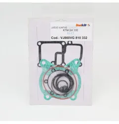 Pochette de joints haut moteur ITALKIT pour KTM SX 105 de 2003 à 2011