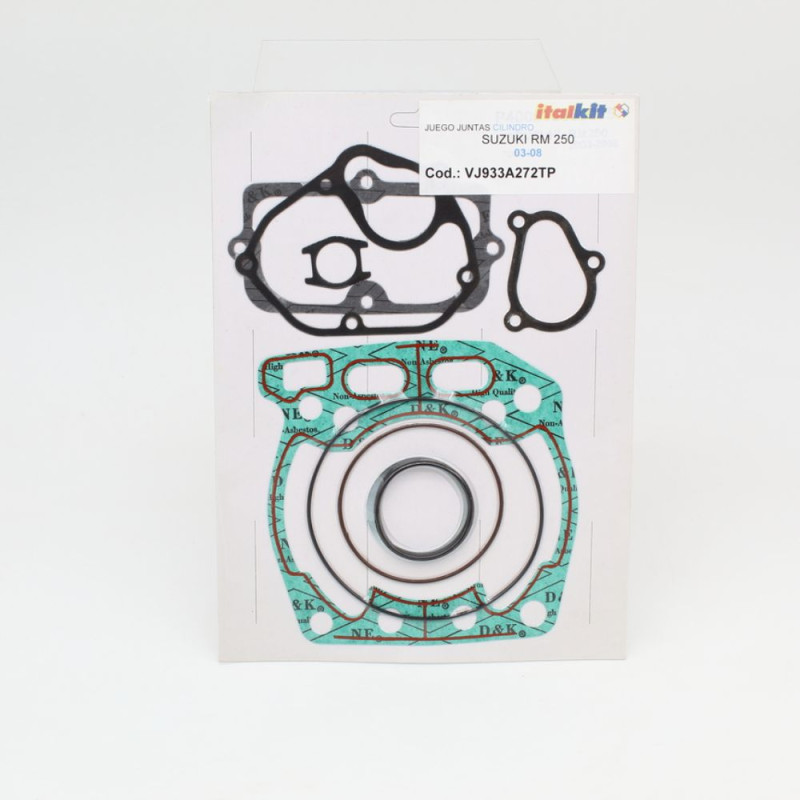 Kit de juntas de parte alta ITALKIT para SUZUKI RM 250 de 2003 a 2005 Kit de juntas de parte alta ITALKIT para SUZUKI RM 250 de 2003 a 2005