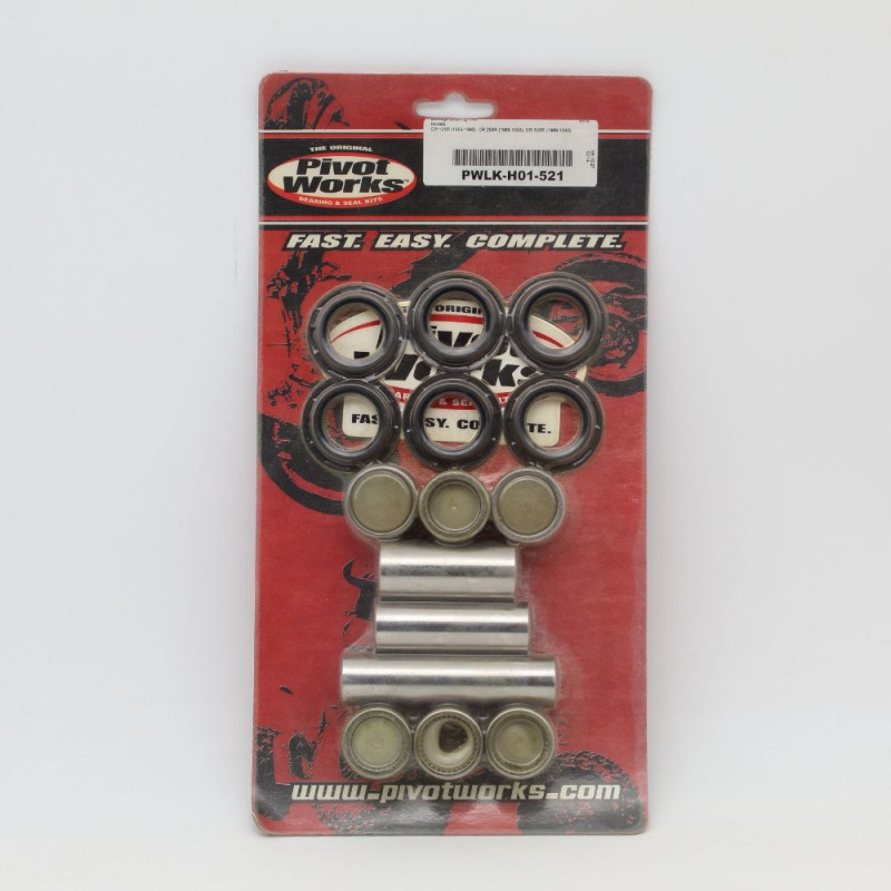 PIVOT WORKS Umlenkhebel-Lagersatz für HONDA CR 125, CR 250, CR 500 1989-1990