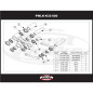 Kit de rodamientos de bieletas PIVOT WORKS para KAWASAKI KLR 650 de 1987 a 2014