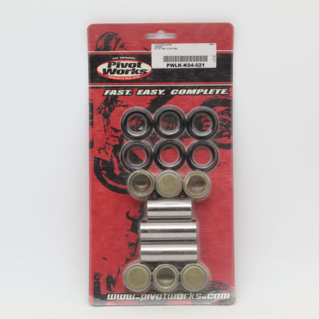 Kit roulements de biellettes de suspension PIVOT WORKS pour KAWASAKI KX 125, KX 250 1998