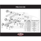 Kit de rodamientos de bieletas PIVOT WORKS para SUZUKI RMX 250 de 1989 a 1990 Kit de rodamientos de bieletas PIVOT WORKS para SUZUKI RMX 250 de 1989 a 1990