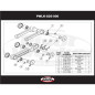 Kit roulements de biellettes de suspension PIVOT WORKS pour SUZUKI RM 125 1991 Kit roulements de biellettes de suspension PIVOT WORKS pour SUZUKI RM 125 1991
