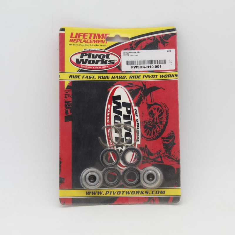 PIVOT WORKS Rear Shock Bearing Kit for HONDA CR 125 1991-1993