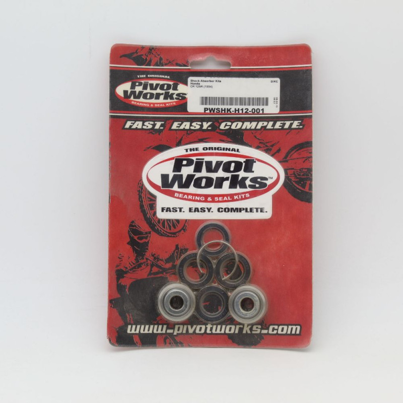 PIVOT WORKS Rear Shock Bearing Kit for HONDA CR 125 1994 PIVOT WORKS Rear Shock Bearing Kit for HONDA CR 125 1994