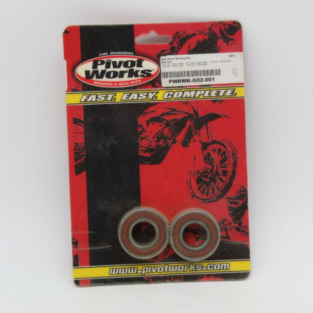 Kit roulements et joints spi de roue arrière PIVOT WORKS pour GAS GAS TXT 125, TXT 200, TXT 250, TXT 280, TXT 300 de 2003 à 2006