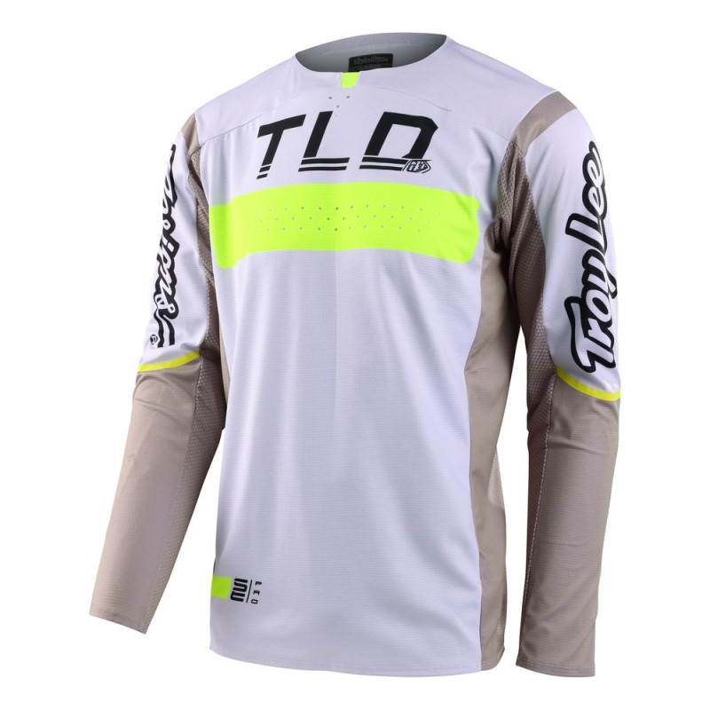 TROY LEE DESIGNS SE Pro Jersey - Grid fog/fluo yellow