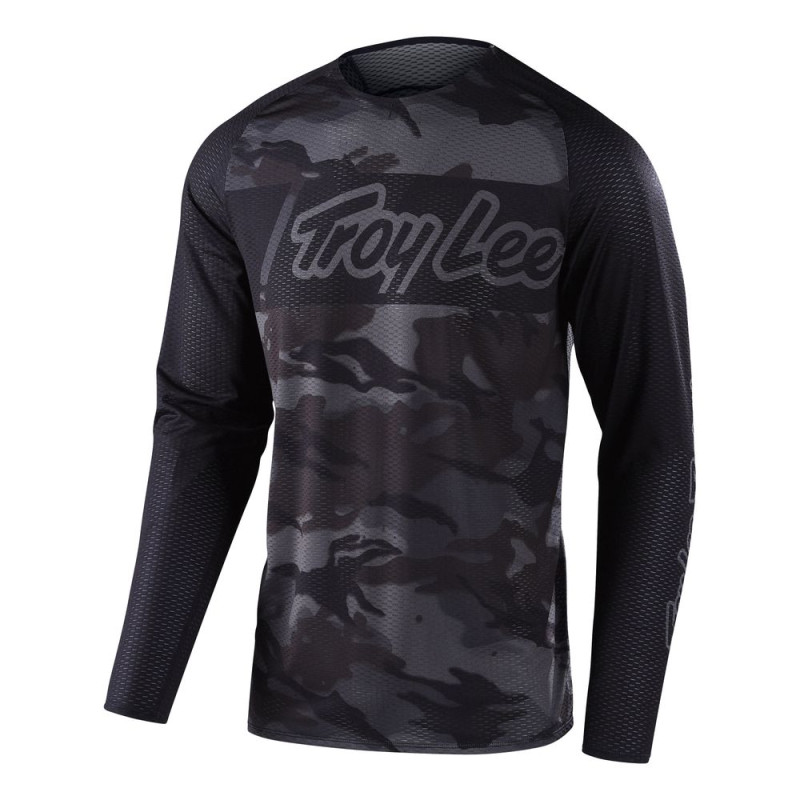 TROY LEE DESIGNS SE Pro Air Jersey - Vox Camo Schwarz TROY LEE DESIGNS SE Pro Air Jersey - Vox Camo Schwarz