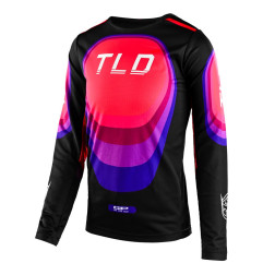 TROY LEE DESIGNS GP Pro Kinder-Jersey - Reverb Schwarz/Neonrot