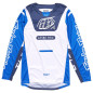 Maillot TROY LEE DESIGNS GP Pro - Blends blanc/bleu