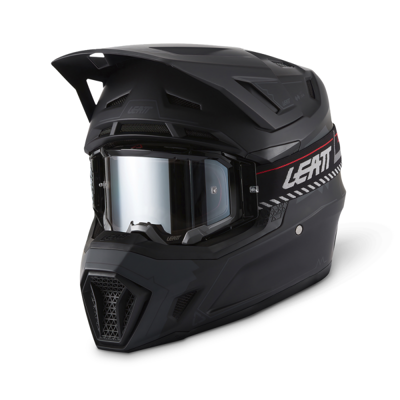 LEATT Moto 7.5 Helm - Stealth Schwarz