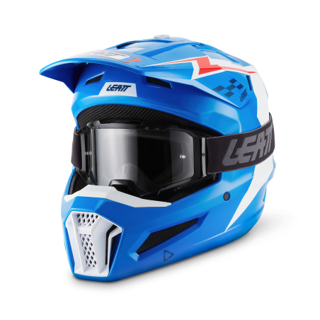 LEATT Moto 3.5 Helm - Blau