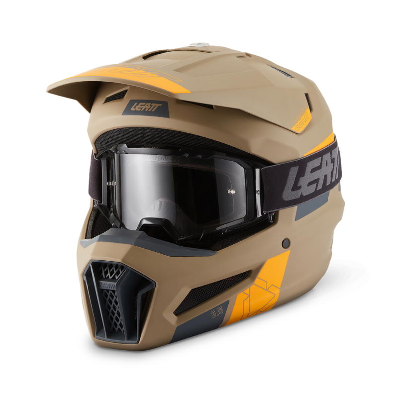 Casque LEATT Moto 3.5 - brun kaki Casque LEATT Moto 3.5 - brun kaki