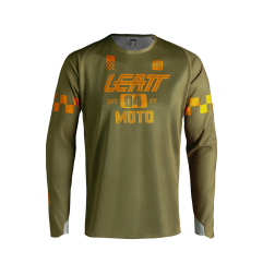 LEATT Moto 4.5 Enduro X-Flow Jersey - Speed khaki brown