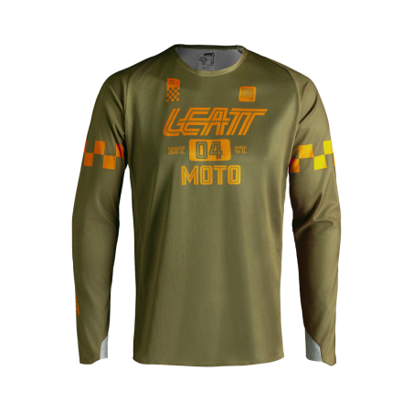 LEATT Moto 4.5 Enduro X-Flow Jersey - Speed khaki brown