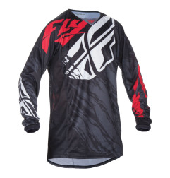 Camiseta FLY RACING Kinetic - negro/rojo Relapse