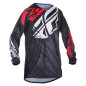 Camiseta FLY RACING Kinetic - negro/rojo Relapse