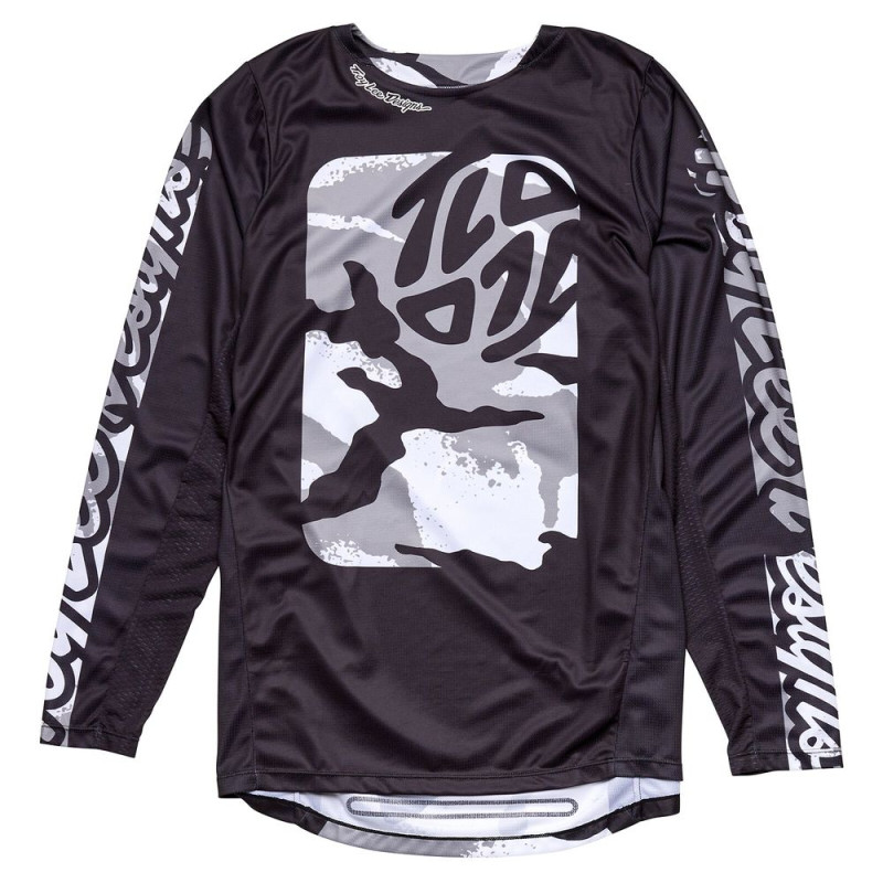 TROY LEE DESIGNS GP Pro Jersey - Boxed IN black/white TROY LEE DESIGNS GP Pro Jersey - Boxed IN black/white