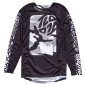 Maillot TROY LEE DESIGNS GP Pro - Boxed IN noir/blanc