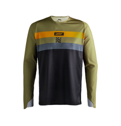 LEATT Moto 4.5 Enduro Jersey - Stripe khaki brown