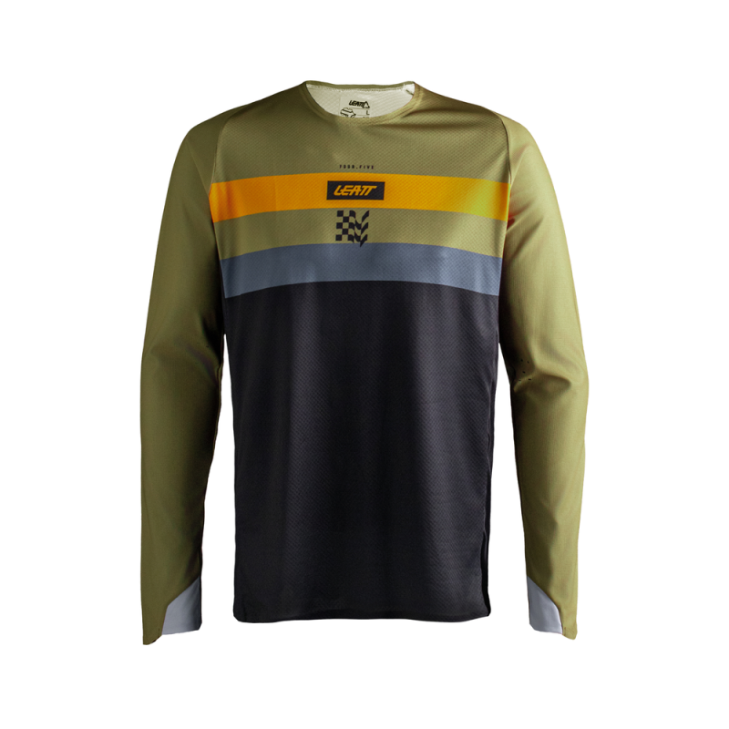 LEATT Moto 4.5 Enduro Jersey - Stripe khaki brown