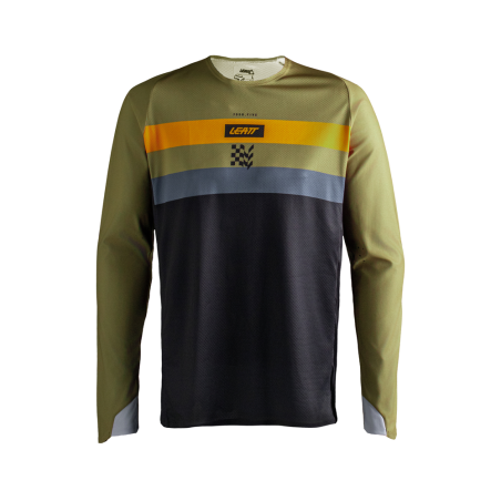 LEATT Moto 4.5 Enduro Jersey - Stripe khaki brown
