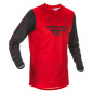 Maillot FLY RACING F-16 - rouge/noir