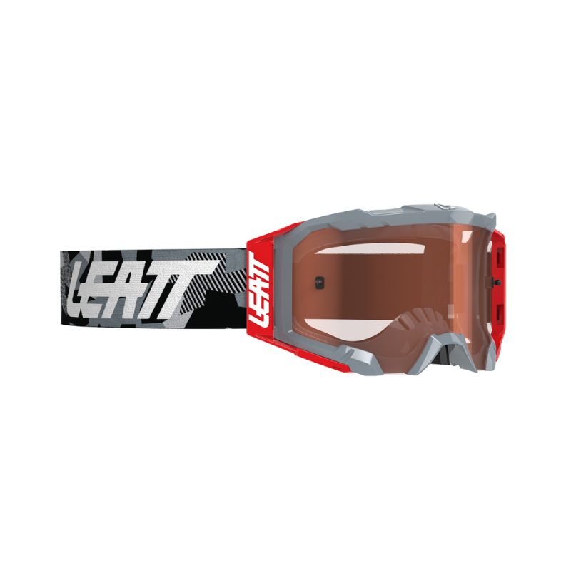 LEATT Velocity 5.5 Crossbrille - Grau - Glas Rosé UC 32%
