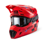 Casque LEATT Moto 7.5 - rouge