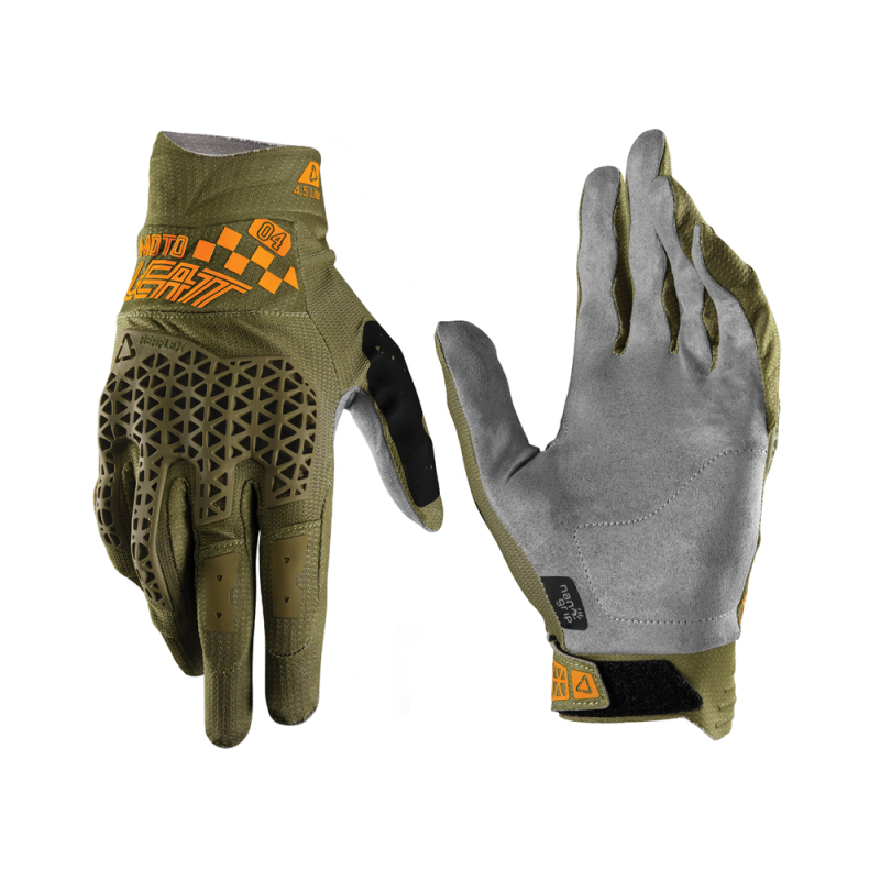 Guantes LEATT Moto 4.5 Lite - Speed marrón caqui
