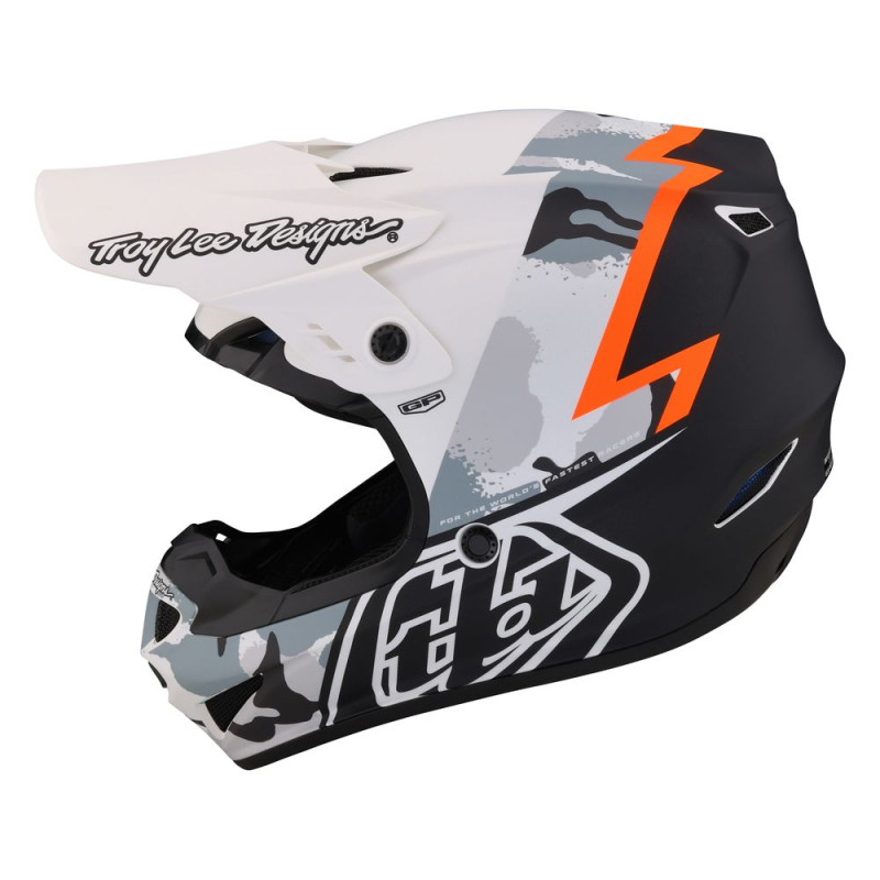 TROY LEE DESIGNS GP Kinder-Helm - Volt Camo Weiß