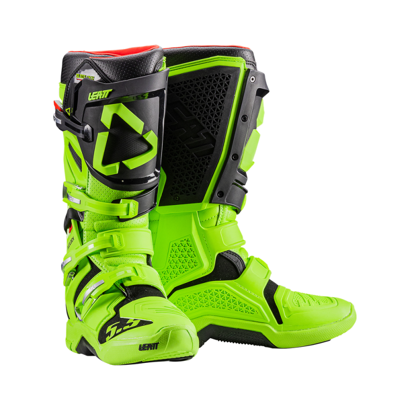 LEATT Moto 5.5 FlexLock Boots - lime green