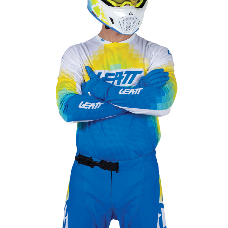 LEATT Moto 4.5 Lite 2026 Jersey - Pixel Blau