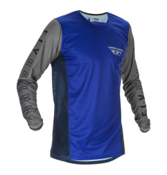 FLY RACING Kinetic K121 Jersey - Blau/Marineblau/Grau