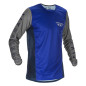 Camiseta FLY RACING Kinetic K121 - azul/azul marino/gris