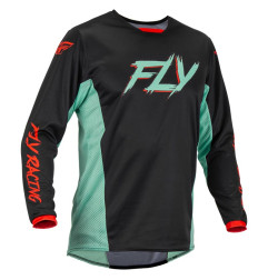 FLY RACING Kinetic S.E. Rave Jersey - Schwarz/Mint/Rot