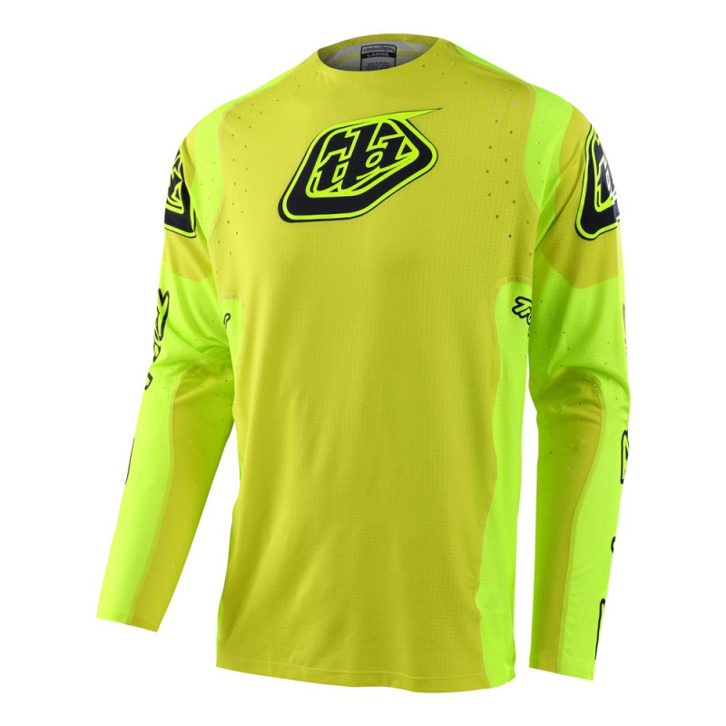 Camiseta TROY LEE DESIGNS SE Ultra - Sequence amarillo flúor