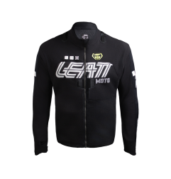 Veste LEATT Moto 4.5 Enduro X-Flow - Speed noir