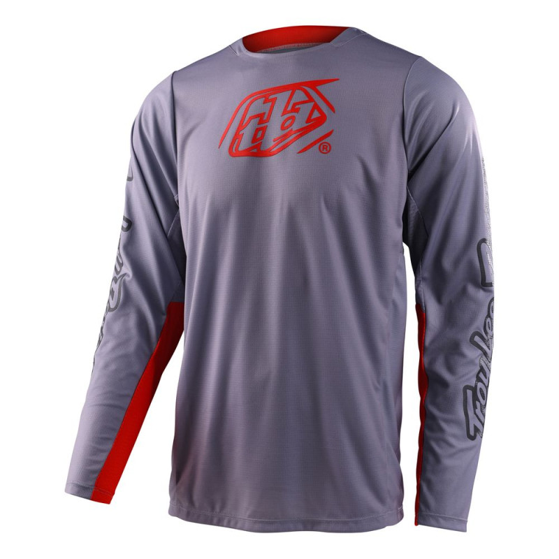 TROY LEE DESIGNS GP Pro Jersey - Icon Dunkelgrau/Dunkelorange TROY LEE DESIGNS GP Pro Jersey - Icon Dunkelgrau/Dunkelorange