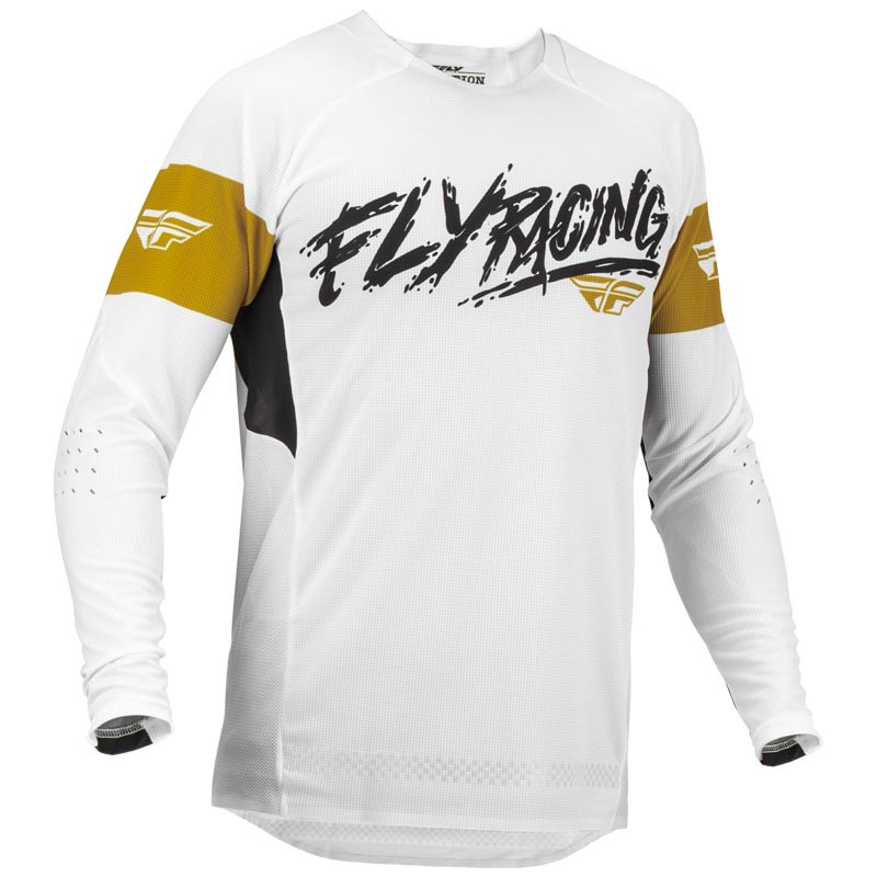 FLY RACING Evolution DST L.E. Brazen Jersey - white/gold/black