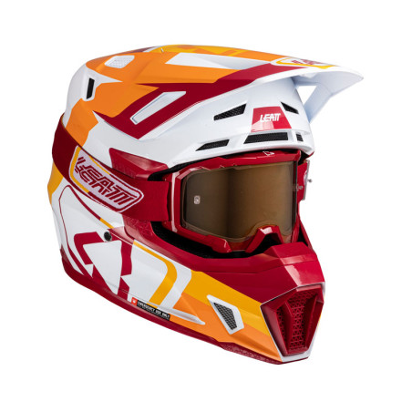 LEATT Moto 7.5 2025 Helm - Ruby