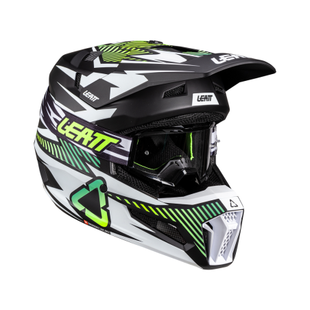 Casque LEATT Moto 3.5 2026 - Storm bleu canard