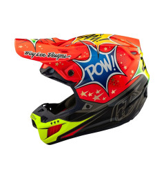 Casque TROY LEE DESIGNS SE5 ECE Composite Cosmic Explosion - rouge