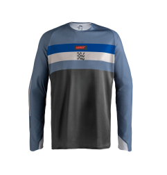 Camiseta LEATT Moto 4.5 Enduro - Stripe gris océano
