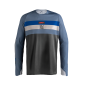 Maillot LEATT Moto 4.5 Enduro - Stripe gris océan