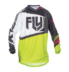 FLY RACING F-16 Jersey - Schwarz/Limette