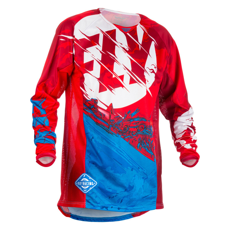 FLY RACING Kinetic Outlaw Jersey - red/blue