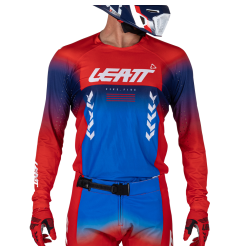 LEATT Moto 5.5 UltraWeld 2026 Jersey - Royalblau/Rot