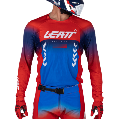 LEATT Moto 5.5 UltraWeld 2026 Jersey - Royalblau/Rot