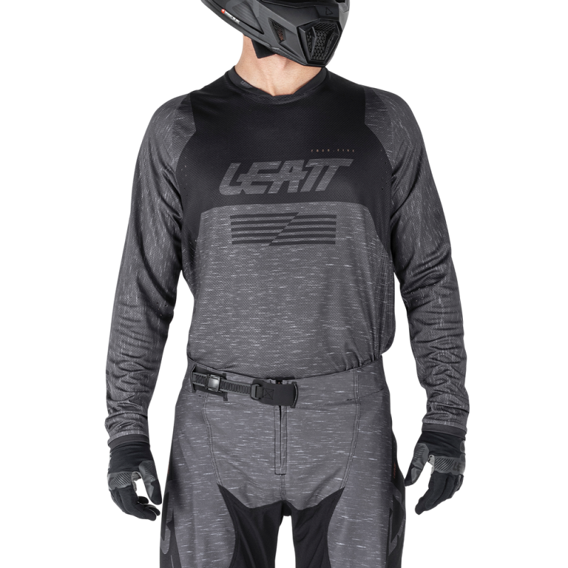 LEATT Moto 4.5 Lite 2026 Jersey - Stealth black/grey